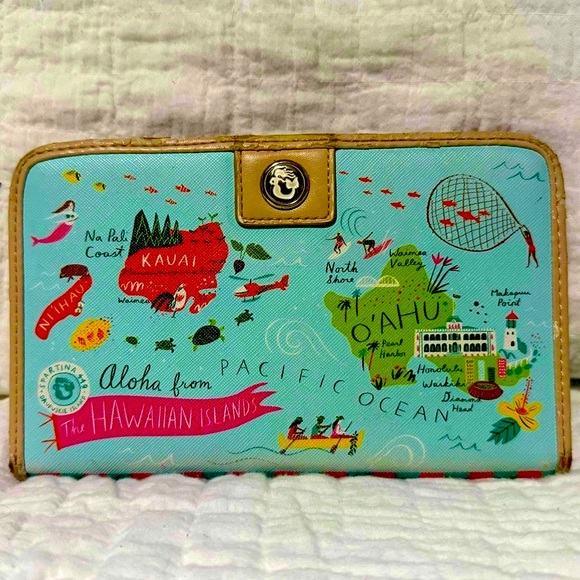 Spartina 449 Handbags - 🌺 Spartina 449 “Greetings from the Hawaiian Islans” clutch